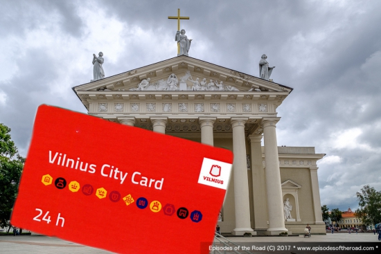 Туристическая карта Вильнюса - Vilnius City Card 2017